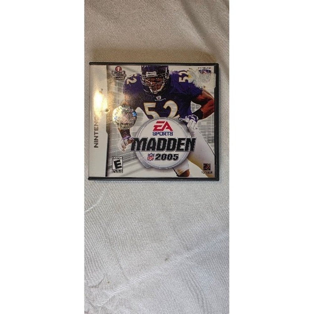 Madden NFL 2005 Nintendo DS Game CIB Ray Lewis Cover EA Sports